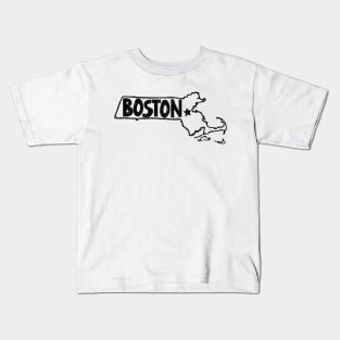 Boston, Massachusetts Kids T-Shirt